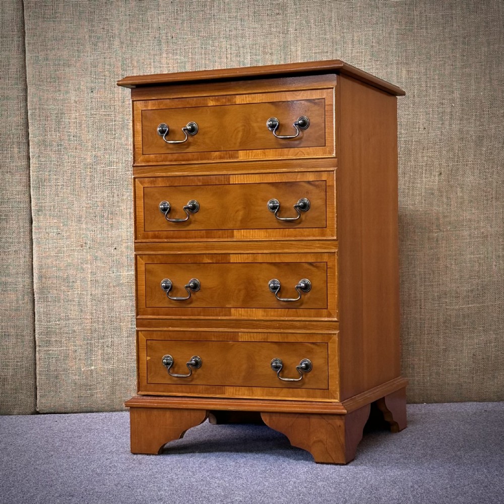 attractive small yew media cabinet